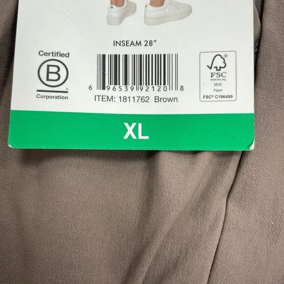 NEW Modern Ambition Women's XL High-Rise Travel Pants Brown Pull on G1460 - Picture 9 of 11